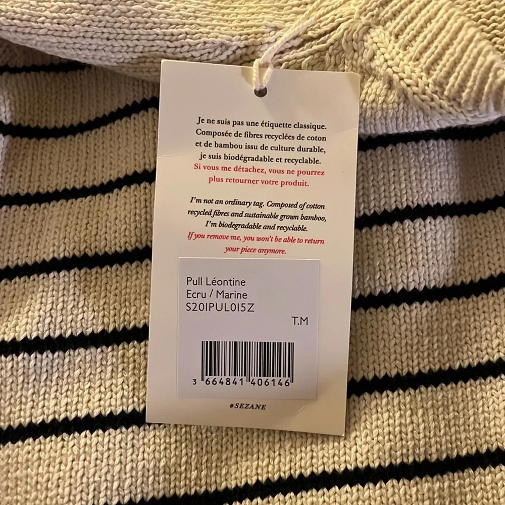 <FAKE ALERT>Sezane Leontine Jumper bought from eBay - Picture 4 of 8